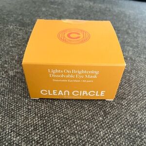 Clean Circle Lights On Brightening Dissolvable Eye Mask